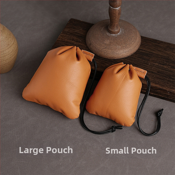 Qingyu Bőr Pénztárca Érmékhez | Felső réteg marhabőrből | Belső: marhabőr | 1 hajtogatásos pénztárca | Uniszex