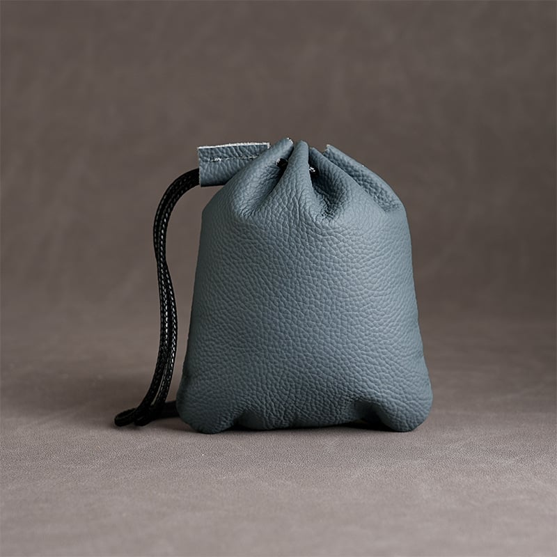 Qingyu Bőr Pénztárca Érmékhez | Felső réteg marhabőrből | Belső: marhabőr | 1 hajtogatásos pénztárca | Uniszex