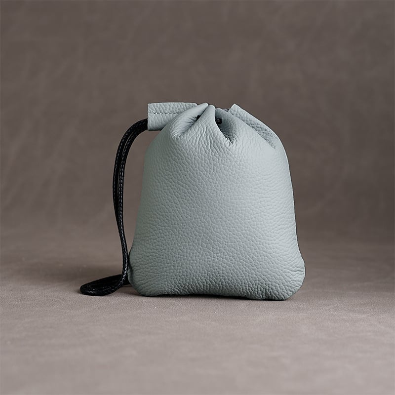 Qingyu Bőr Pénztárca Érmékhez | Felső réteg marhabőrből | Belső: marhabőr | 1 hajtogatásos pénztárca | Uniszex