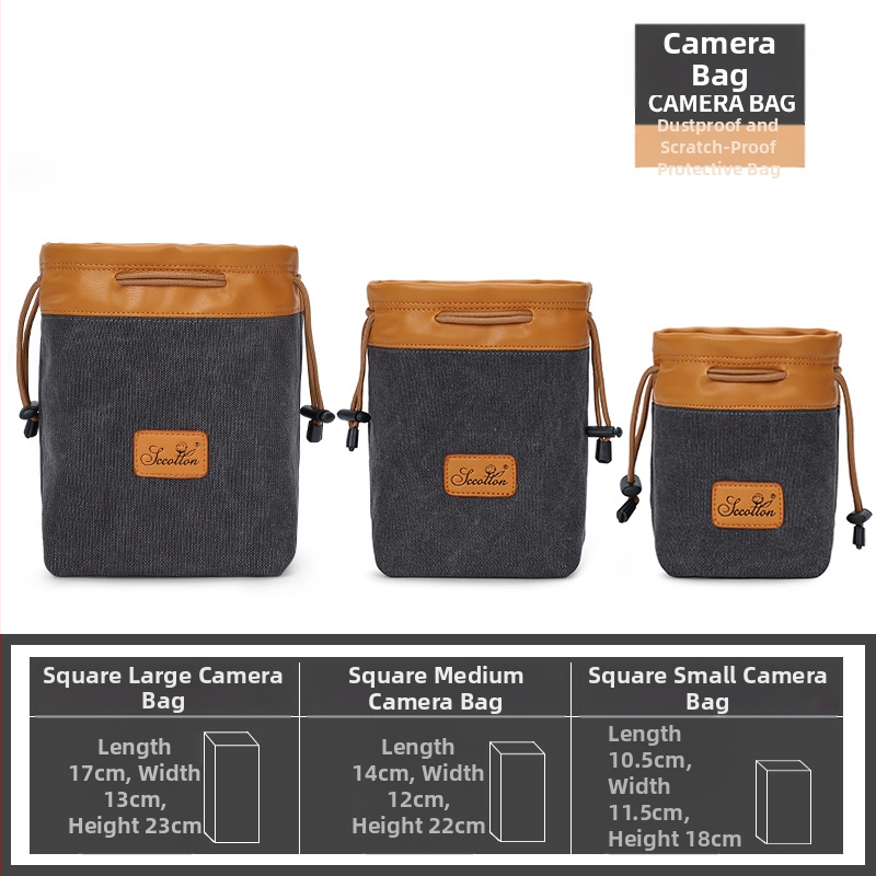 Чанта за камера - Seven-Color Cotton, модел K-76, платнена конструкция, съвместима Canon/Nikon, стил ръчна чанта