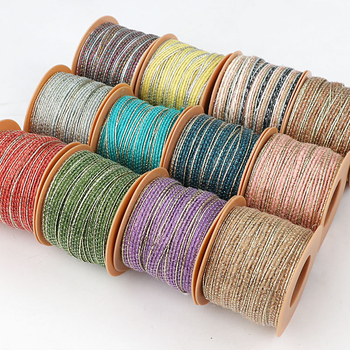 Asayusa χειροποίητο σχοινί από κάνναβη με δαντελένιο κεντημένο άκρο για χειροτεχνίες, οικιακή διακόσμηση και συσκευασία δώρων