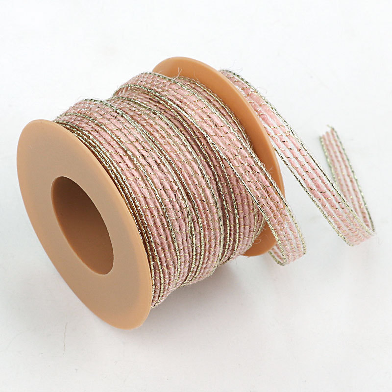 Asayusa χειροποίητο σχοινί από κάνναβη με δαντελένιο κεντημένο άκρο για χειροτεχνίες, οικιακή διακόσμηση και συσκευασία δώρων