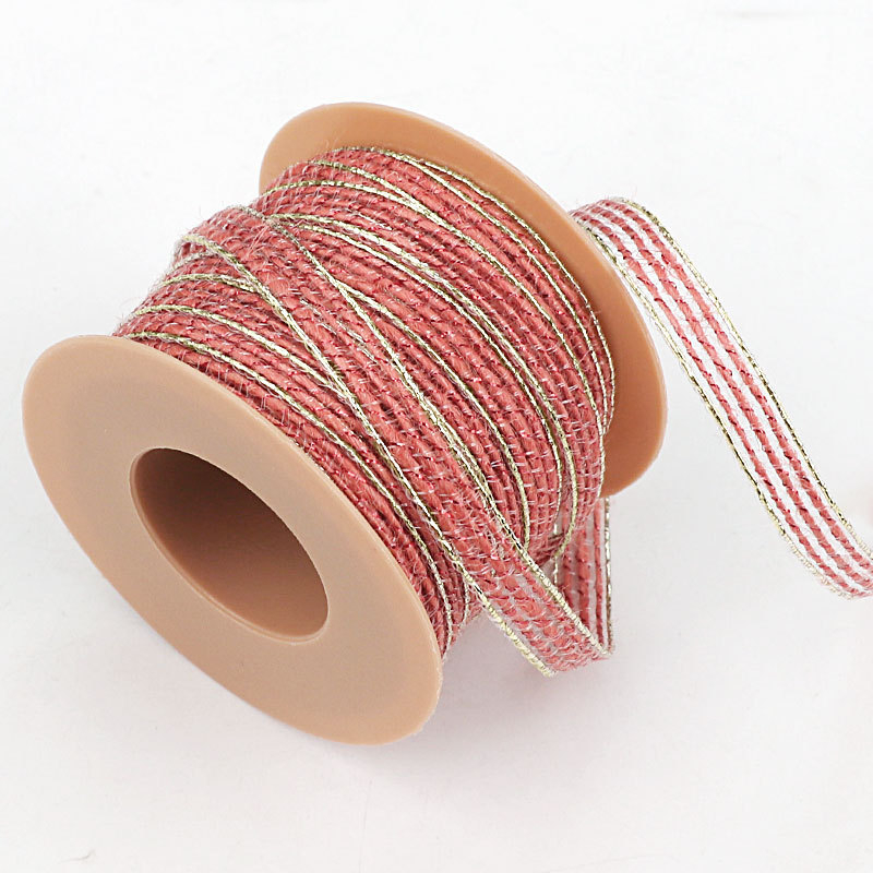 Asayusa χειροποίητο σχοινί από κάνναβη με δαντελένιο κεντημένο άκρο για χειροτεχνίες, οικιακή διακόσμηση και συσκευασία δώρων