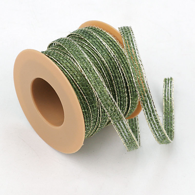 Asayusa χειροποίητο σχοινί από κάνναβη με δαντελένιο κεντημένο άκρο για χειροτεχνίες, οικιακή διακόσμηση και συσκευασία δώρων