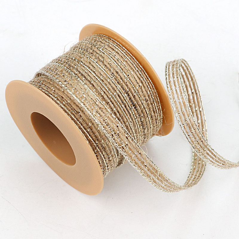 Asayusa χειροποίητο σχοινί από κάνναβη με δαντελένιο κεντημένο άκρο για χειροτεχνίες, οικιακή διακόσμηση και συσκευασία δώρων