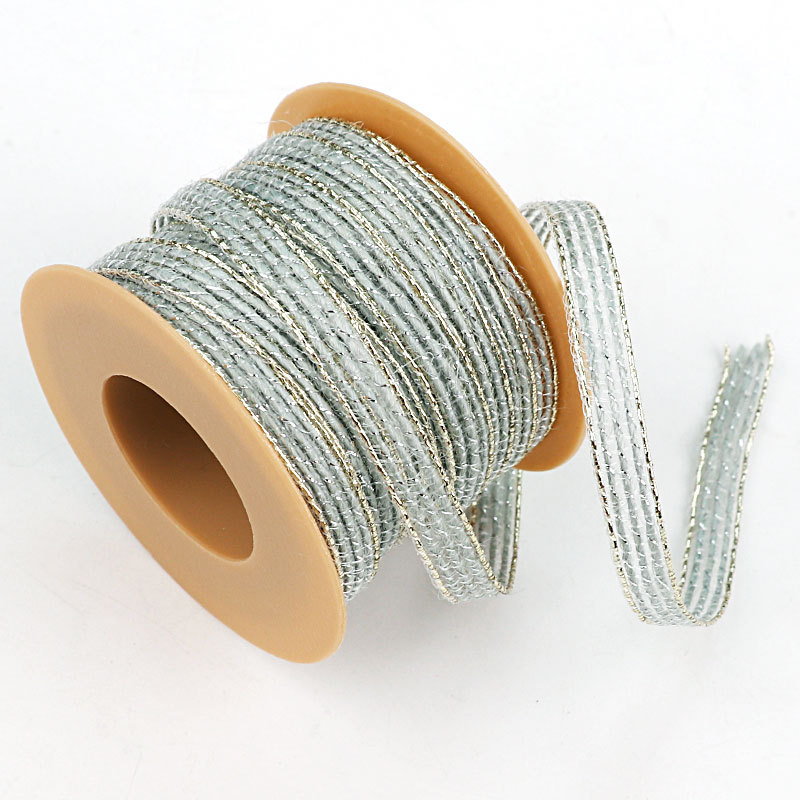 Asayusa χειροποίητο σχοινί από κάνναβη με δαντελένιο κεντημένο άκρο για χειροτεχνίες, οικιακή διακόσμηση και συσκευασία δώρων