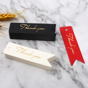 Ačiū dovanos etiketė su bronzavimo spauda ir mažos uodegos etiketės dovanų įpakavimui