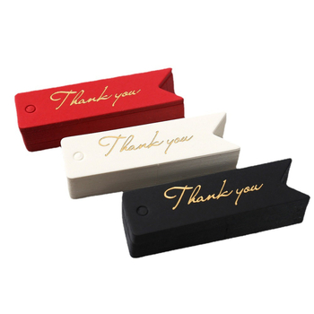 Ačiū dovanos etiketė su bronzavimo spauda ir mažos uodegos etiketės dovanų įpakavimui