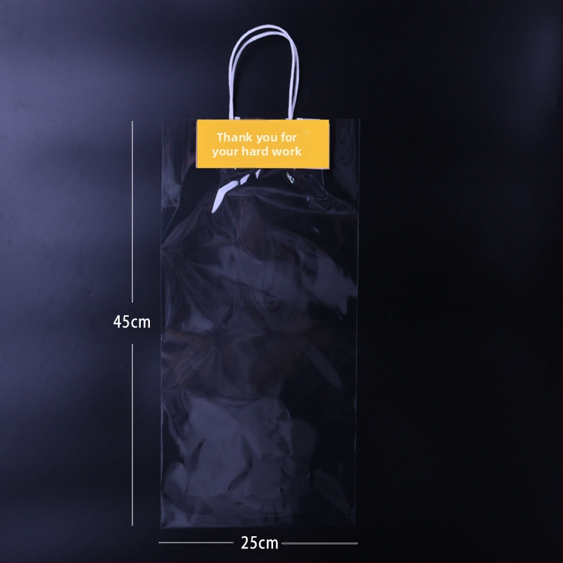 Pedagogų dienos puokštės maišelis - OPP medžiaga, spausdinimas, modelis LH022, prekių ženklas Han Hyun