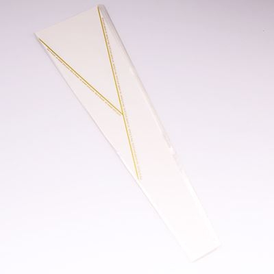 OPP maišelis vienai rožei puokštės įvyniojimui, širdies lango dizainas, tolerancija 5%