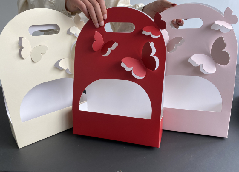 Valentino dienos rankų gėlių dėžutė — kartonas, kilmė Zhejiang Yiwu, sandėlyje, tolerancija 0,2 cm