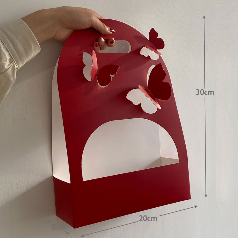 Valentino dienos rankų gėlių dėžutė — kartonas, kilmė Zhejiang Yiwu, sandėlyje, tolerancija 0,2 cm