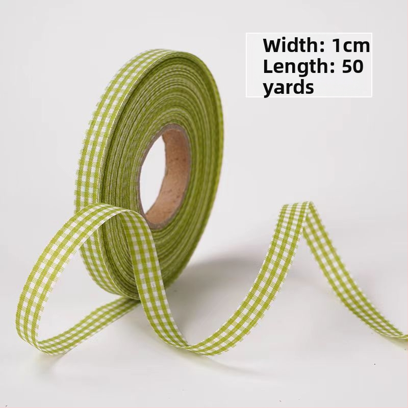 Κορδέλα δώρων με καρό μοτίβο, πολυεστέρας; Μάρκα: One Horizontal and One Vertical; Εφαρμογές: συσκευασία δώρων, ανθοδέσεις, γάμοι, αξεσουάρ μαλλιών, ρούχα