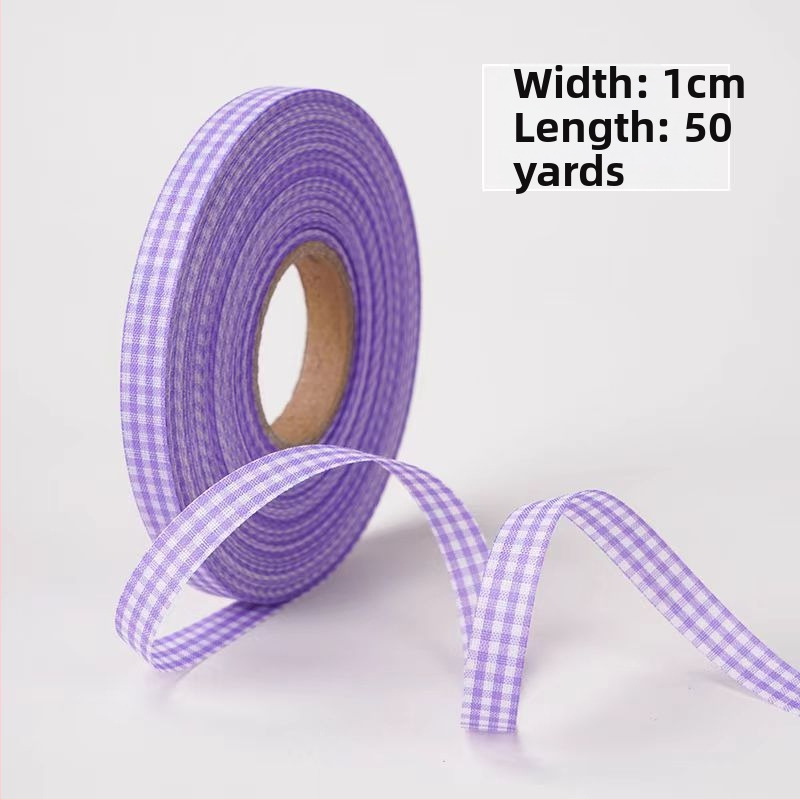 Κορδέλα δώρων με καρό μοτίβο, πολυεστέρας; Μάρκα: One Horizontal and One Vertical; Εφαρμογές: συσκευασία δώρων, ανθοδέσεις, γάμοι, αξεσουάρ μαλλιών, ρούχα