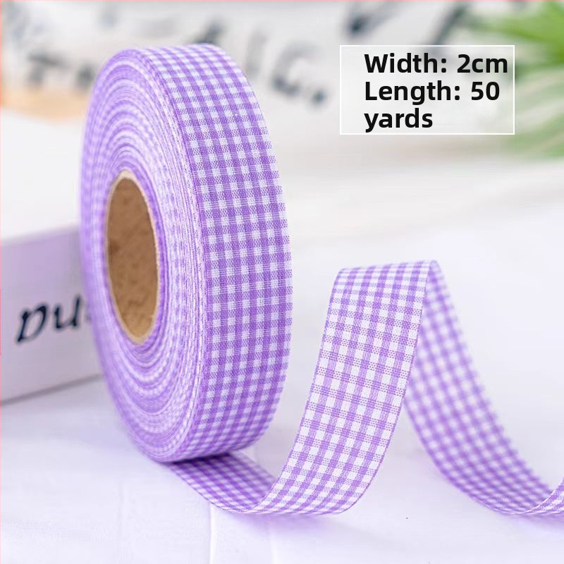 Κορδέλα δώρων με καρό μοτίβο, πολυεστέρας; Μάρκα: One Horizontal and One Vertical; Εφαρμογές: συσκευασία δώρων, ανθοδέσεις, γάμοι, αξεσουάρ μαλλιών, ρούχα