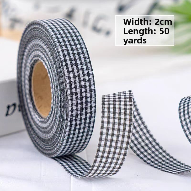 Κορδέλα δώρων με καρό μοτίβο, πολυεστέρας; Μάρκα: One Horizontal and One Vertical; Εφαρμογές: συσκευασία δώρων, ανθοδέσεις, γάμοι, αξεσουάρ μαλλιών, ρούχα