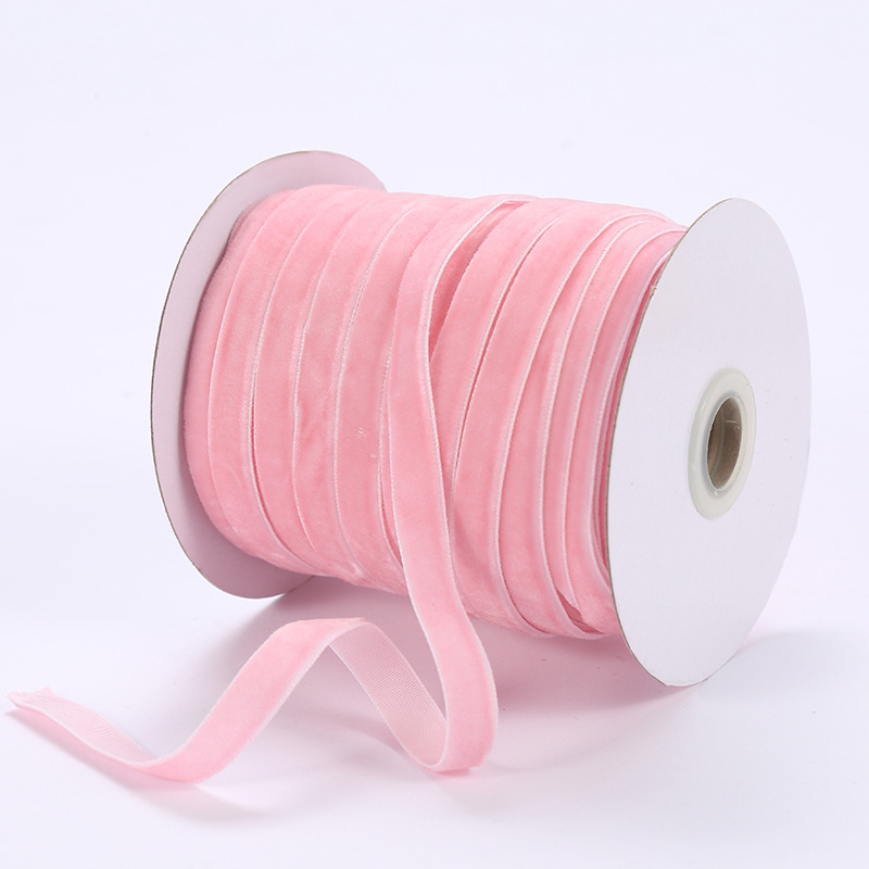 Independent Νάιλον βελούδινη κορδέλα με φλοκ υφή, για ρούχα, συσκευασία λουλουδιών, χριστουγεννιάτικη διακόσμηση, κορδέλα συσκευασίας, αξεσουάρ μαλλιών