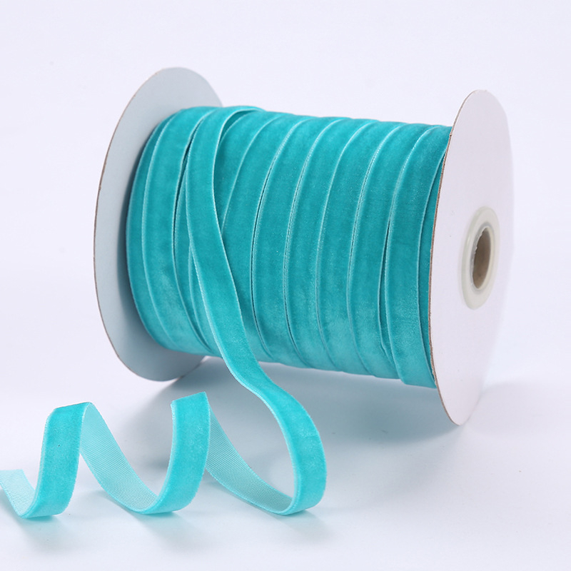 Independent Νάιλον βελούδινη κορδέλα με φλοκ υφή, για ρούχα, συσκευασία λουλουδιών, χριστουγεννιάτικη διακόσμηση, κορδέλα συσκευασίας, αξεσουάρ μαλλιών