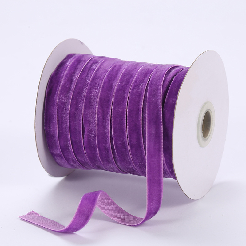 Independent Νάιλον βελούδινη κορδέλα με φλοκ υφή, για ρούχα, συσκευασία λουλουδιών, χριστουγεννιάτικη διακόσμηση, κορδέλα συσκευασίας, αξεσουάρ μαλλιών