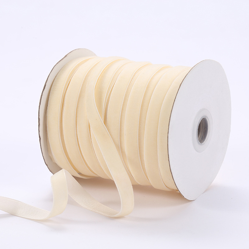 Independent Νάιλον βελούδινη κορδέλα με φλοκ υφή, για ρούχα, συσκευασία λουλουδιών, χριστουγεννιάτικη διακόσμηση, κορδέλα συσκευασίας, αξεσουάρ μαλλιών