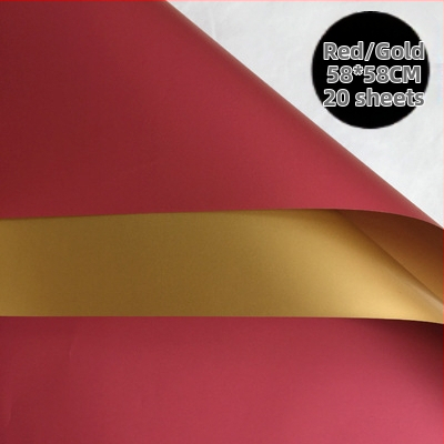 Šviežių gėlių puokštės įvyniojimui popierius – dvipusis matinės plėvelės popierius, prekės tipas: Spot, 20 vnt. pakuotėje, paklaida ±1 cm