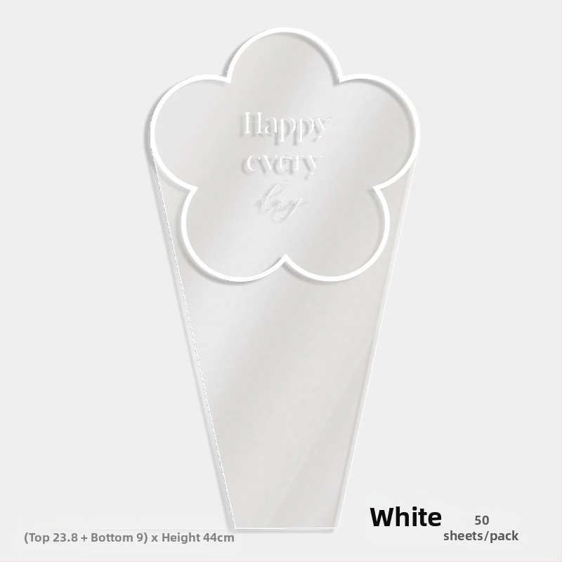 Gėlių pakavimo maišelis, skaidrus OPP materialas, kelių kišenių dizainas, prekinis ženklas Shangjin