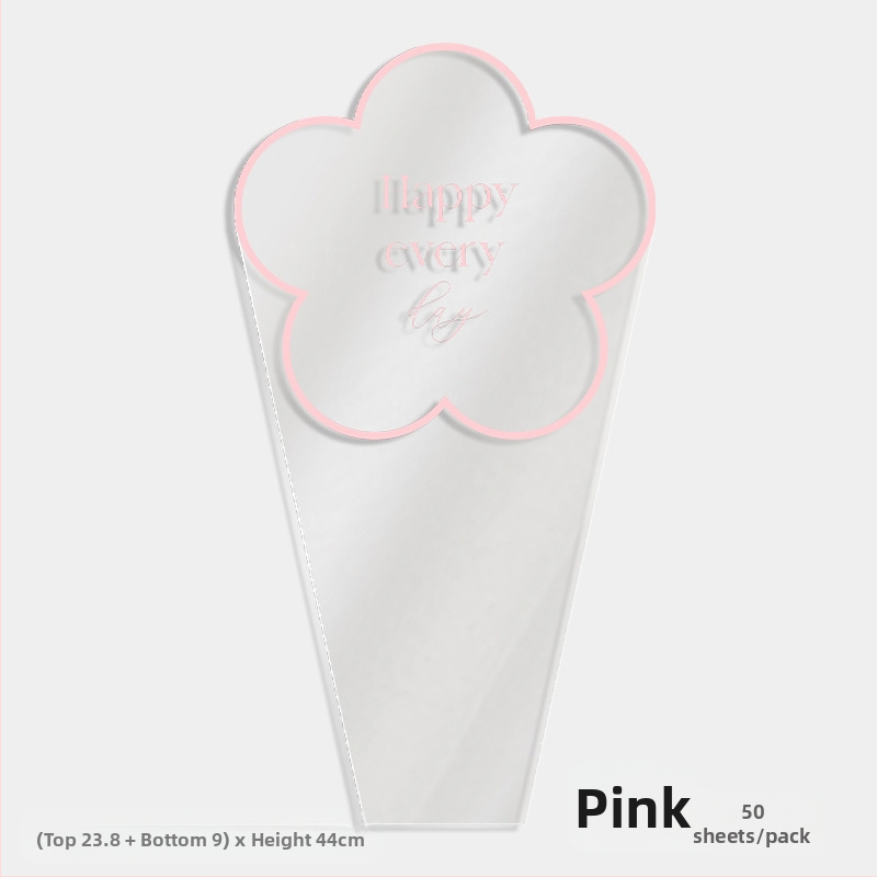 Gėlių pakavimo maišelis, skaidrus OPP materialas, kelių kišenių dizainas, prekinis ženklas Shangjin