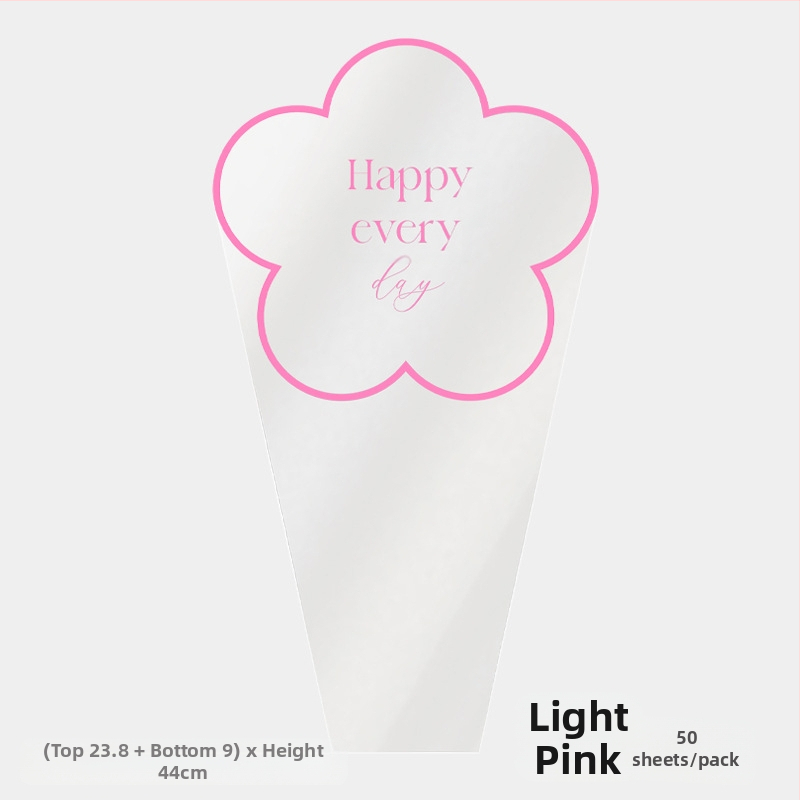 Gėlių pakavimo maišelis, skaidrus OPP materialas, kelių kišenių dizainas, prekinis ženklas Shangjin