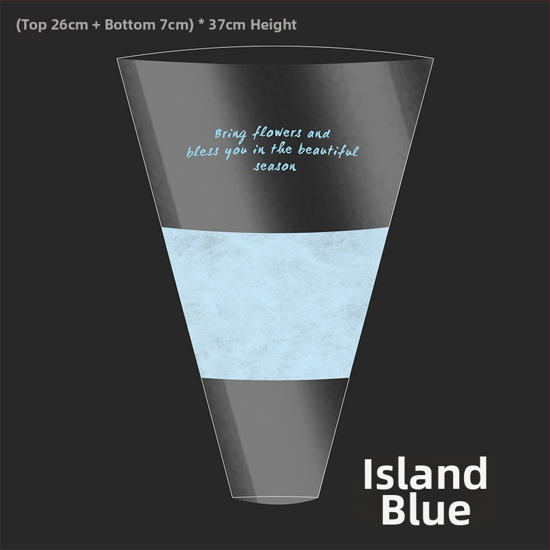 Gėlių pakavimo maišelis, skaidrus OPP materialas, kelių kišenių dizainas, prekinis ženklas Shangjin