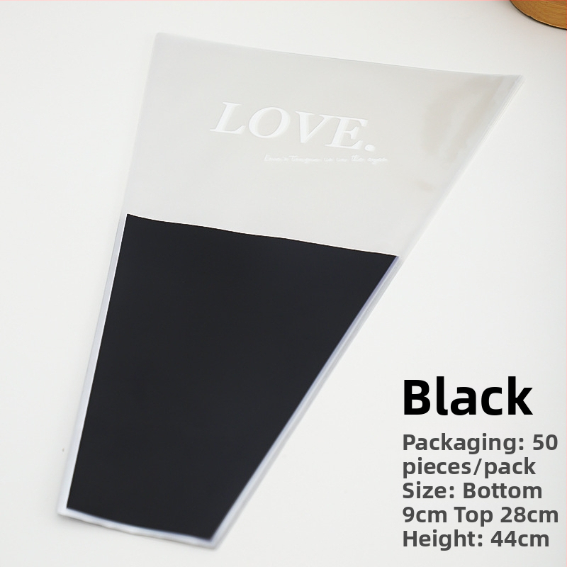 Gėlių pakavimo maišelis, skaidrus OPP materialas, kelių kišenių dizainas, prekinis ženklas Shangjin