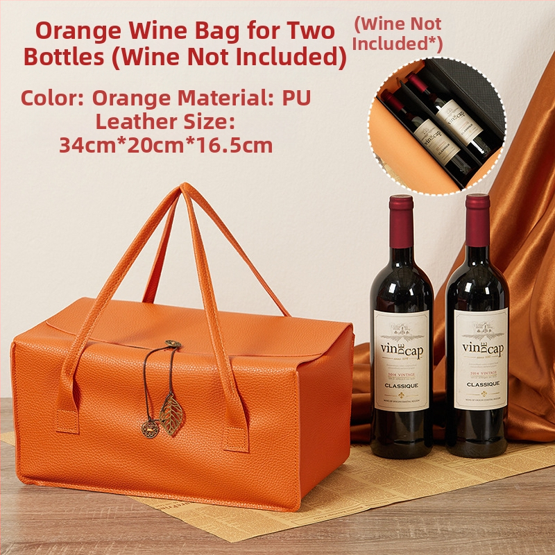 Vyno dovanų dėžutė, dviguba pakuotė, maišo tipo įpakavimas, kompleksiškos medžiagos, šilko ekrano spausdinimas ir karštasis štampavimas, OEM