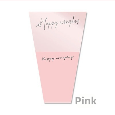 Kraft popieriaus žiedlapių puokštės įpakavimo maišelis, atsparus vandeniui, rašalo spausdinimas, opp pakuotė