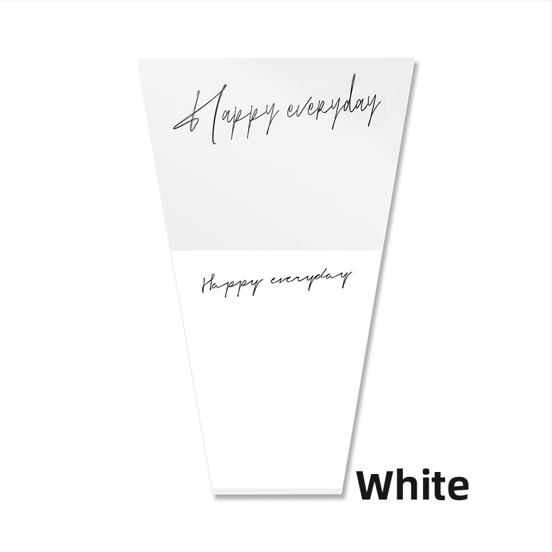 Kraft popieriaus žiedlapių puokštės įpakavimo maišelis, atsparus vandeniui, rašalo spausdinimas, opp pakuotė