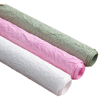 Rankų darbo akmeninės tekstūros įvyniojimo popierius, 5 lapai pakuotėje