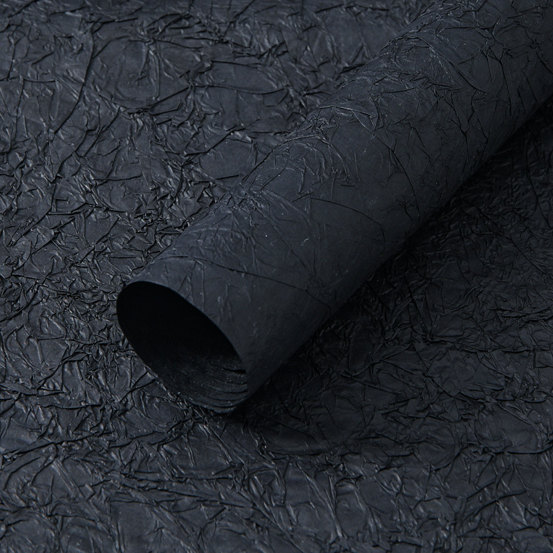 Rankų darbo akmeninės tekstūros įvyniojimo popierius, 5 lapai pakuotėje