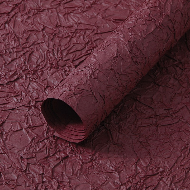 Rankų darbo akmeninės tekstūros įvyniojimo popierius, 5 lapai pakuotėje