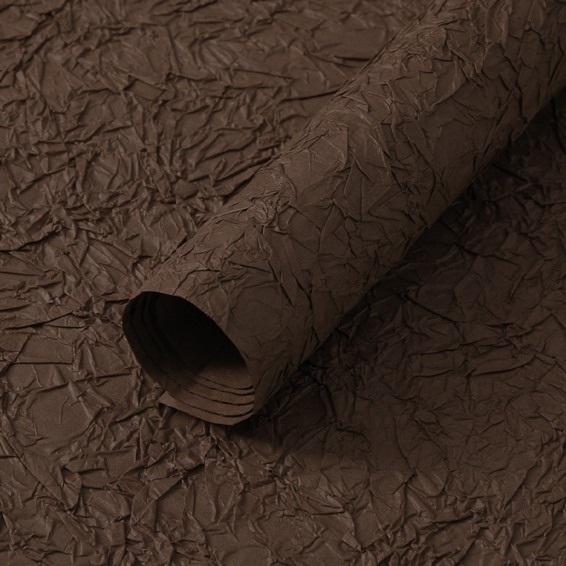 Rankų darbo akmeninės tekstūros įvyniojimo popierius, 5 lapai pakuotėje