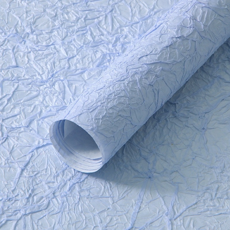 Rankų darbo akmeninės tekstūros įvyniojimo popierius, 5 lapai pakuotėje