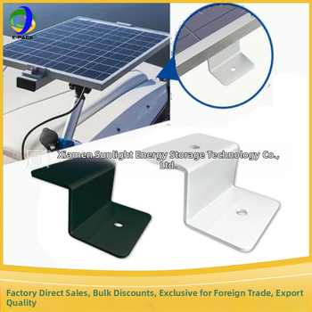 E-Pack Z laikiklis saulės skydeliams – aliuminio lydinys, didieji ir mazie Z laikikliai, komplektuose po 4 ar 8