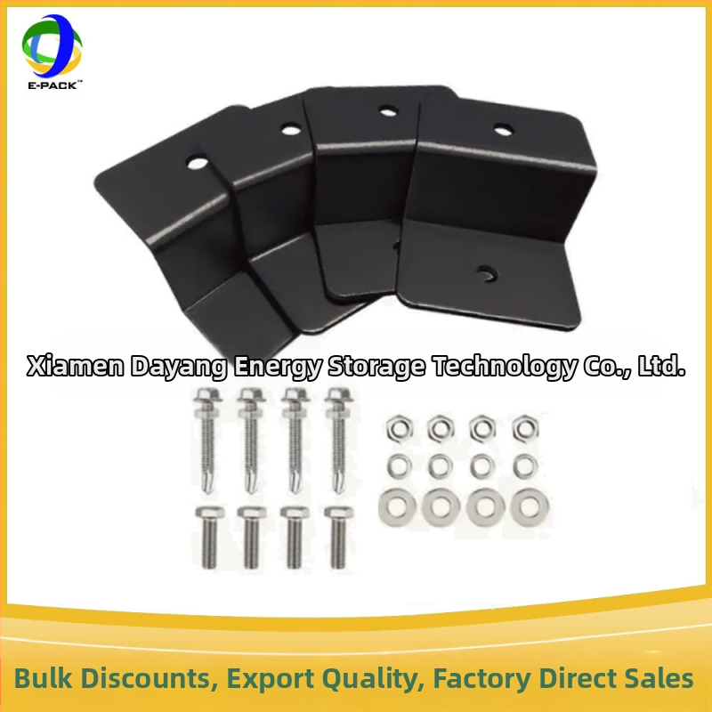 E-Pack Z laikiklis saulės skydeliams – aliuminio lydinys, didieji ir mazie Z laikikliai, komplektuose po 4 ar 8