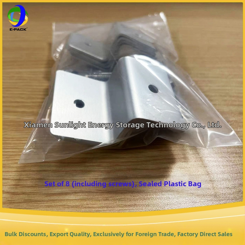 E-Pack Z laikiklis saulės skydeliams – aliuminio lydinys, didieji ir mazie Z laikikliai, komplektuose po 4 ar 8