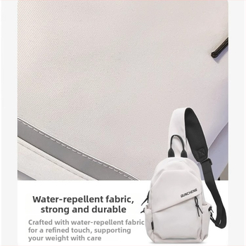 Мъжка чанта през рамо – лека найлонова чанта за велосипед и планински туризъм (Материал: найлон; Функция: износоустойчивост, облекчаване на товара; Модел: букви; Облицовка: полиестер; Сезон: пролет 2024; Приложение: свободно пътуване)