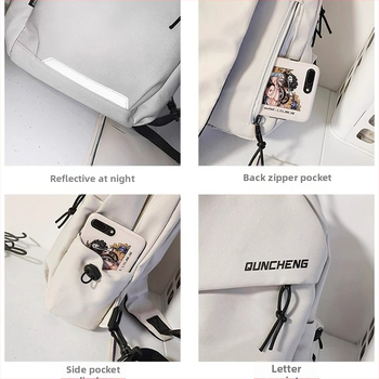 Мъжка чанта през рамо – лека найлонова чанта за велосипед и планински туризъм (Материал: найлон; Функция: износоустойчивост, облекчаване на товара; Модел: букви; Облицовка: полиестер; Сезон: пролет 2024; Приложение: свободно пътуване)