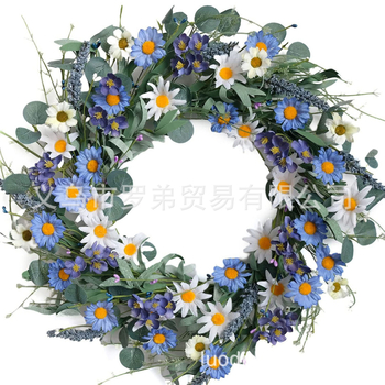 Τεχνητή γιρλάντα λουλουδιών για πόρτα – διακόσμηση ξενοδοχείου και εστιατορίου | Μάρκα: Brother Luo | Υλικό: Πλαστικό και άλλα | Κατάλληλο για Ημέρα του Αγίου Βαλεντίνου, Πάσχα, Ημέρα Ανεξαρτησίας