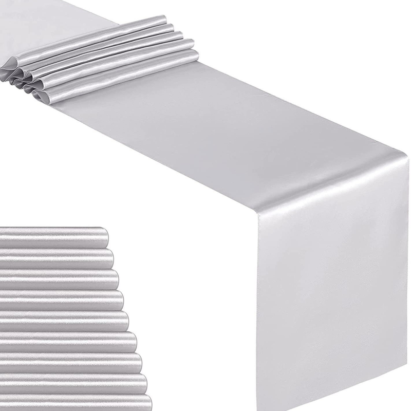 Stalo takas – satino, 100% poliesteris, šiaurietiško stiliaus, pritaikomas