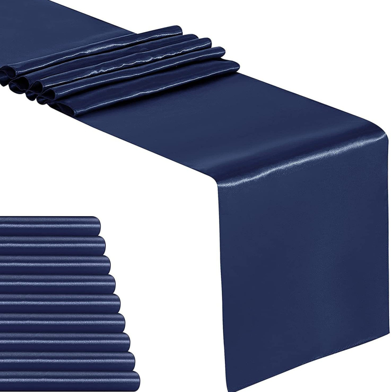 Stalo takas – satino, 100% poliesteris, šiaurietiško stiliaus, pritaikomas