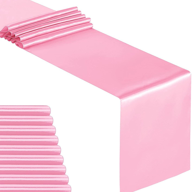 Stalo takas – satino, 100% poliesteris, šiaurietiško stiliaus, pritaikomas