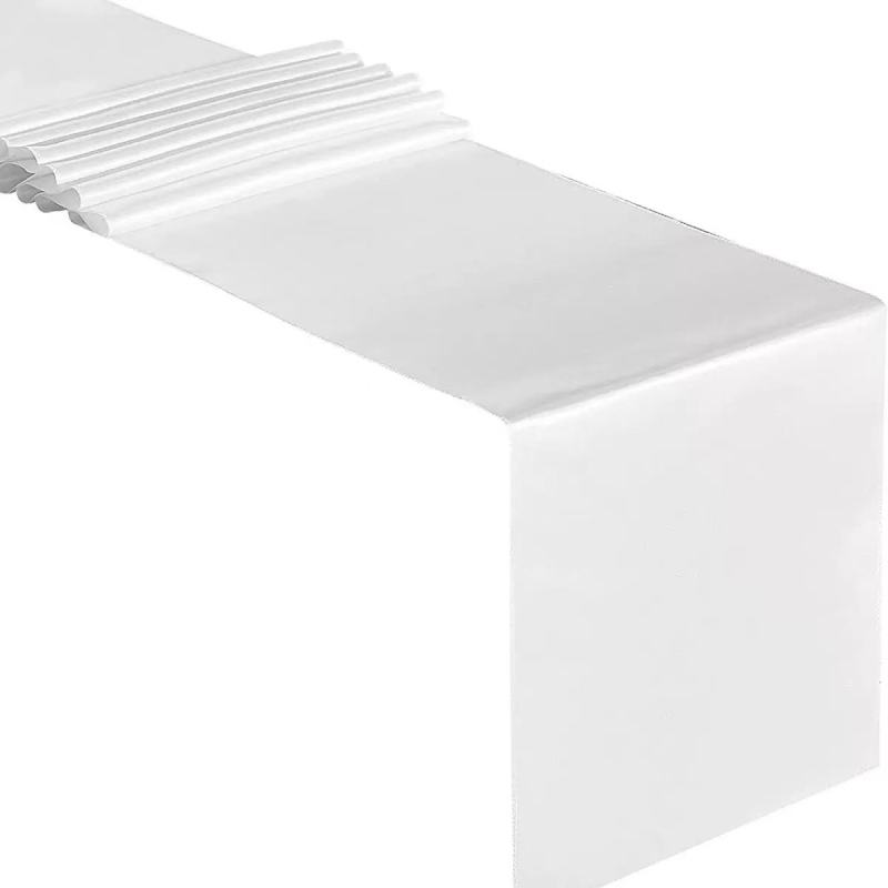 Stalo takas – satino, 100% poliesteris, šiaurietiško stiliaus, pritaikomas