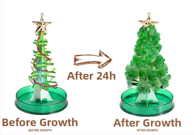 DIY Copac înflorit din hârtie — jucărie educațională științifică, din hârtie, fără electricitate, pentru 7–14 ani, educație biologico-chimică