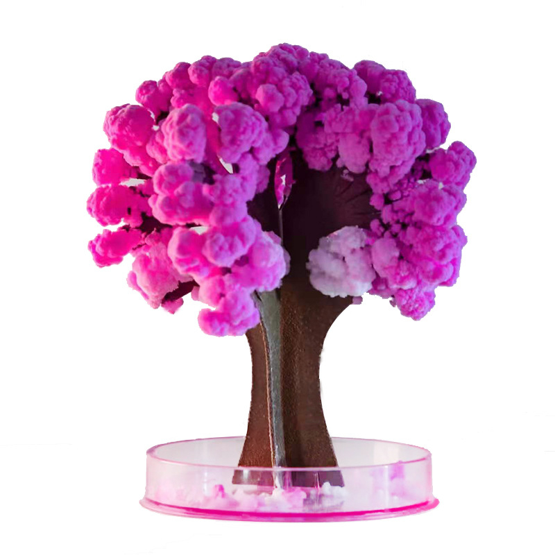 DIY Copac înflorit din hârtie — jucărie educațională științifică, din hârtie, fără electricitate, pentru 7–14 ani, educație biologico-chimică